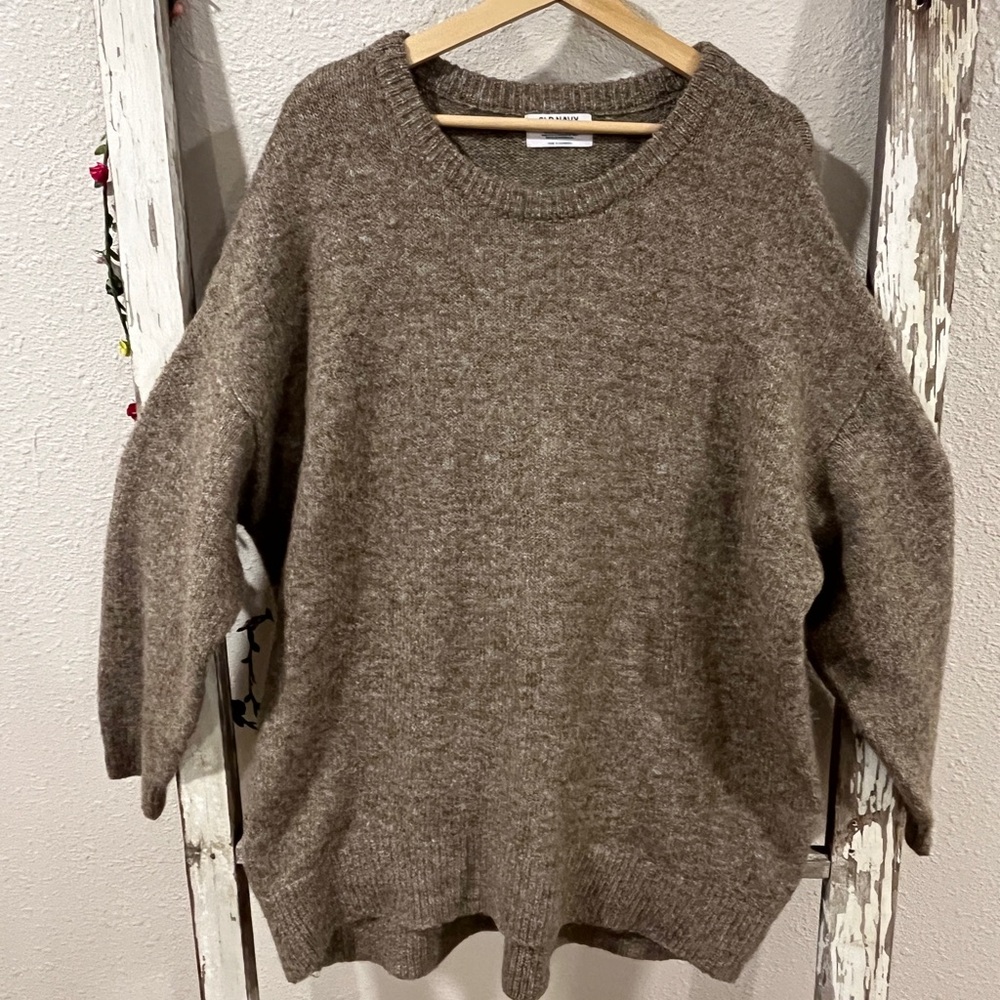 Old Navy Brown Crew Neck Sweater